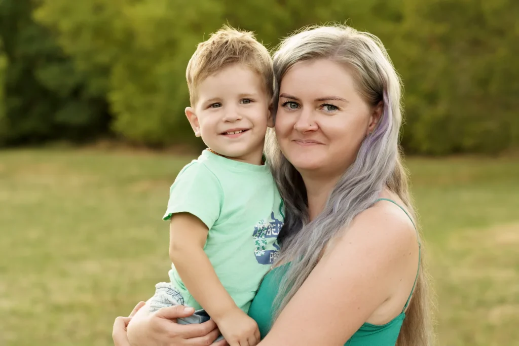 Anyák napi fotózás - Anya és kisfia